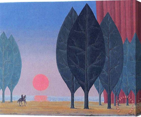 rene magritte Forest of Paimpont 1963 Stretched Canvas Print / Canvas Art