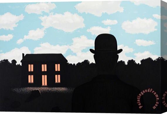 rene magritte L'empire Des Lumieres (the Empire of Light), 2010 Stretched Canvas Painting / Canvas Art