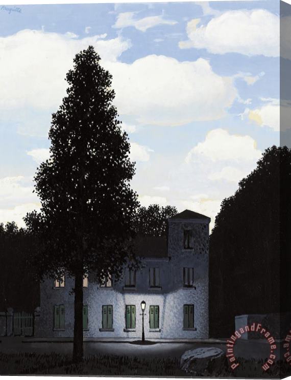 rene magritte L'empire Des Lumieres, 1947 Stretched Canvas Painting / Canvas Art