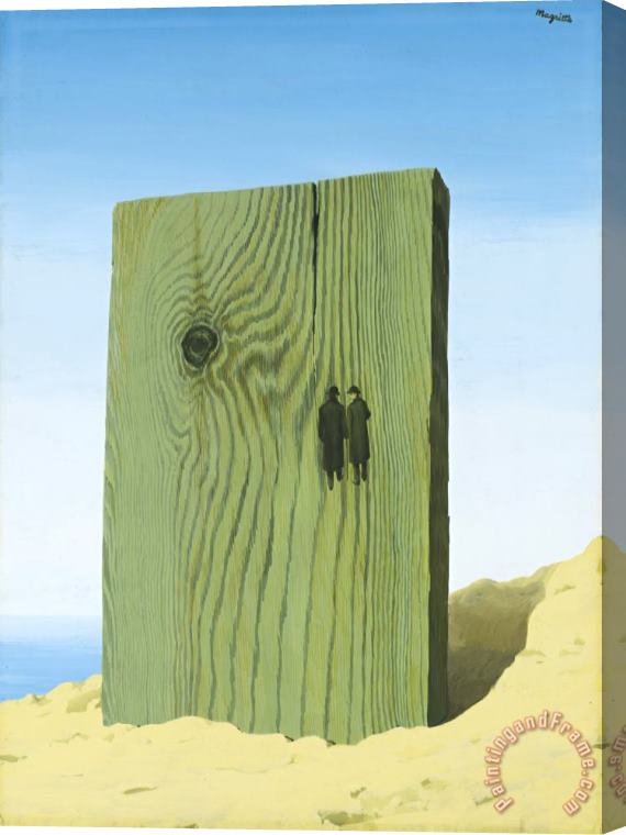 rene magritte L'horizon Stretched Canvas Painting / Canvas Art
