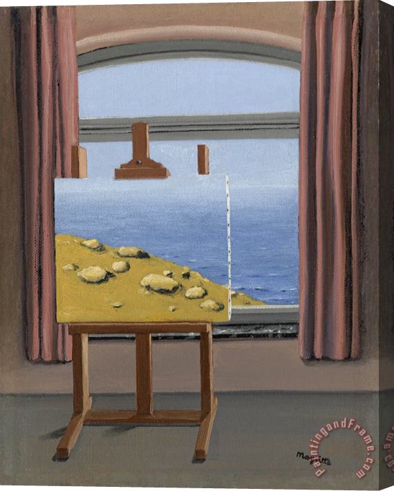 rene magritte La Condition Humaine Stretched Canvas Painting / Canvas Art
