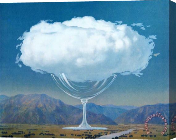 rene magritte La Corde Sensible (hearstring), 2010 Stretched Canvas Print / Canvas Art