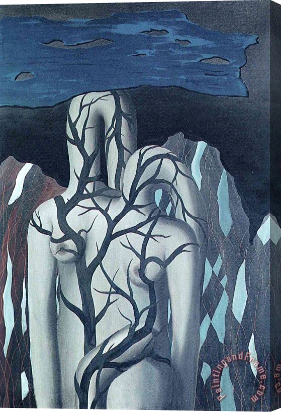 rene magritte Landscape 1926 Stretched Canvas Print / Canvas Art