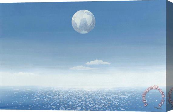 rene magritte Le Miroir Invisible Stretched Canvas Print / Canvas Art