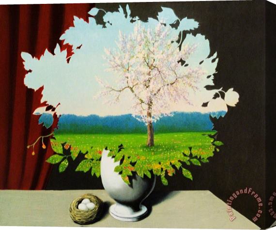 rene magritte Le Plagiat (plagiary), 2010 Stretched Canvas Painting / Canvas Art
