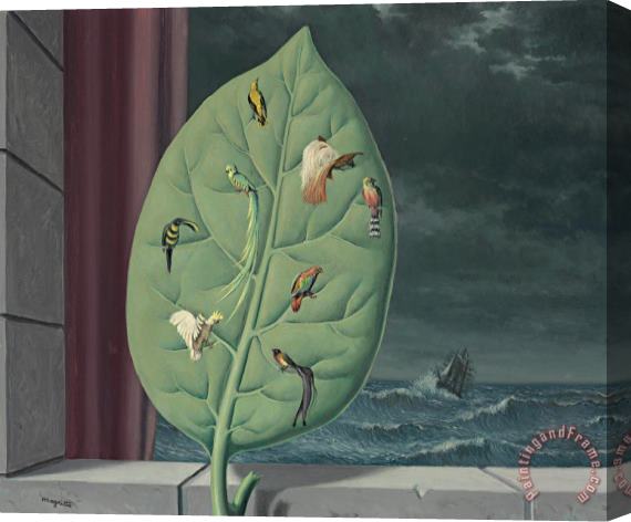 rene magritte Le Rendez Vous, 1948 Stretched Canvas Print / Canvas Art