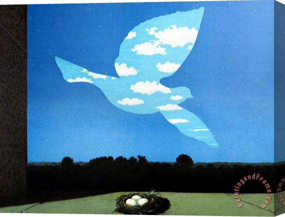 rene magritte Le Retour (the Return), 2004 Stretched Canvas Print / Canvas Art