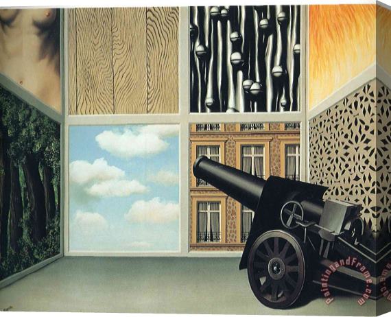 rene magritte On The Threshold of Liberty 1930 Stretched Canvas Print / Canvas Art