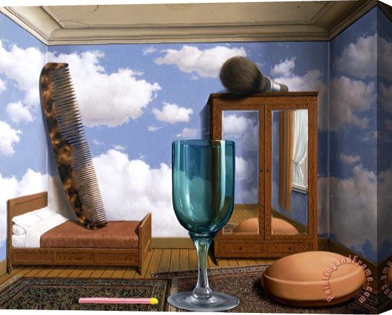rene magritte Personal Values 1952 Stretched Canvas Painting / Canvas Art