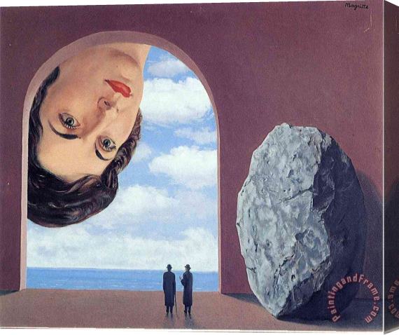 rene magritte Portrait of Stephy Langui 1961 Stretched Canvas Print / Canvas Art
