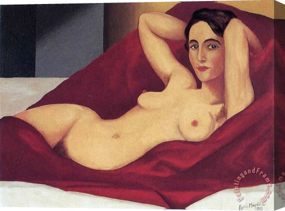 rene magritte Reclining Nude 1925 Stretched Canvas Painting / Canvas Art
