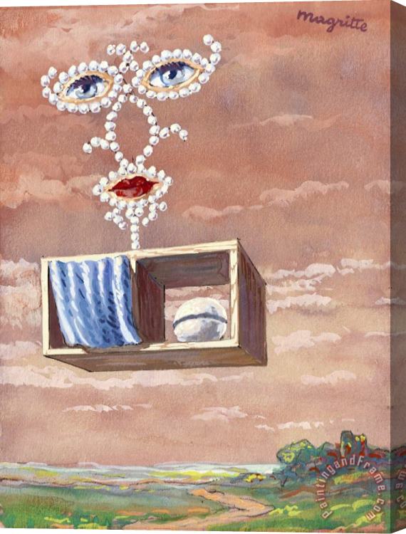 rene magritte Sheherazade Stretched Canvas Print / Canvas Art