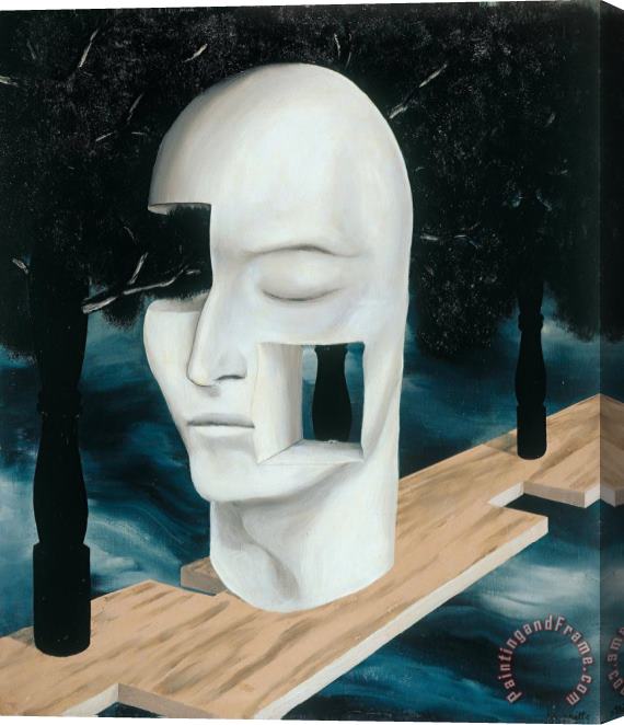 rene magritte The Face of Genius, 1926 Stretched Canvas Painting / Canvas Art
