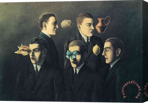 rene magritte The Familiar Objects 1928 Stretched Canvas Painting / Canvas Art