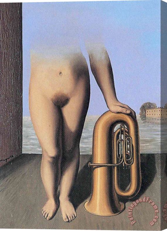 rene magritte The Flood 1928 Stretched Canvas Painting / Canvas Art