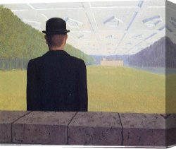 Phryne (4th Century B.c.) Canvas Prints - The Great Century 1954 by rene magritte