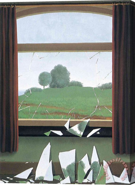 rene magritte The Key to The Fields 1936 Stretched Canvas Print / Canvas Art