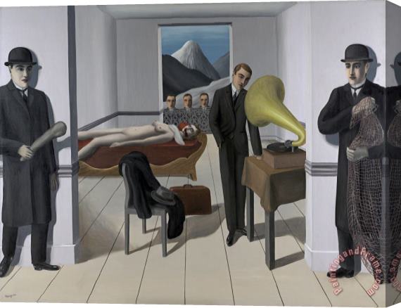 rene magritte The Menaced Assassin, 1927 Stretched Canvas Print / Canvas Art