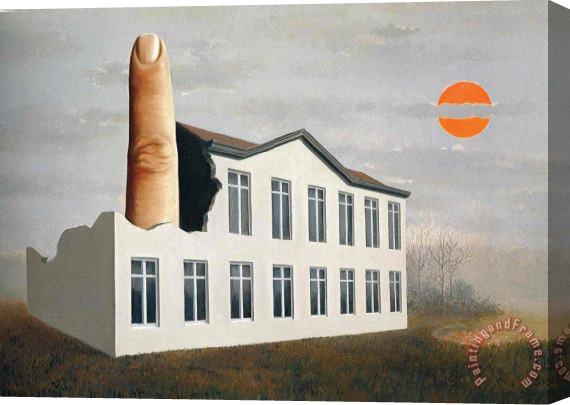 rene magritte The Revealing of The Present 1936 Stretched Canvas Print / Canvas Art