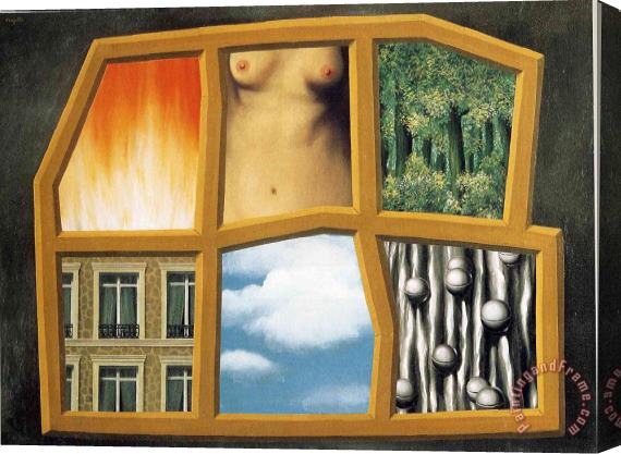rene magritte The Six Elements 1928 Stretched Canvas Print / Canvas Art