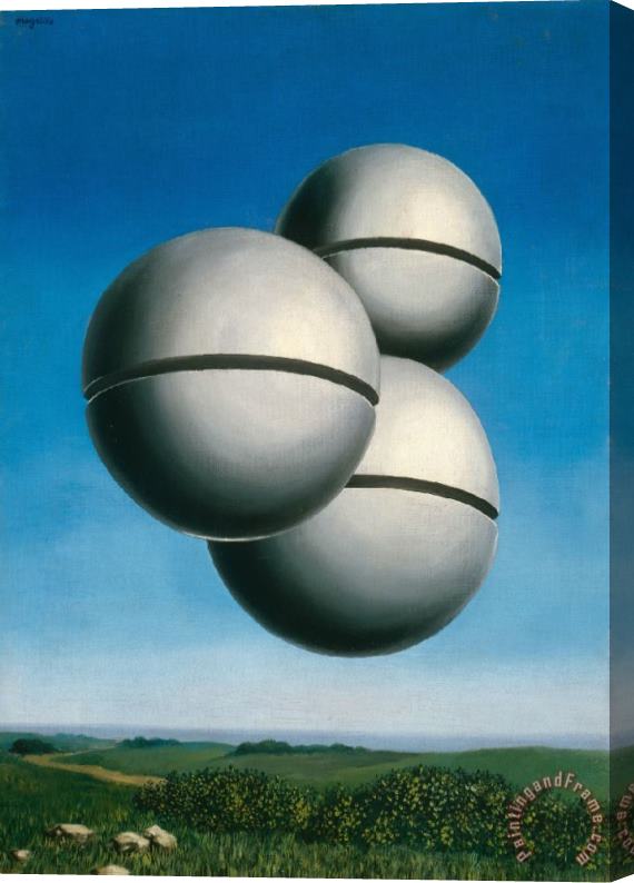 rene magritte Voice of Space Stretched Canvas Painting / Canvas Art