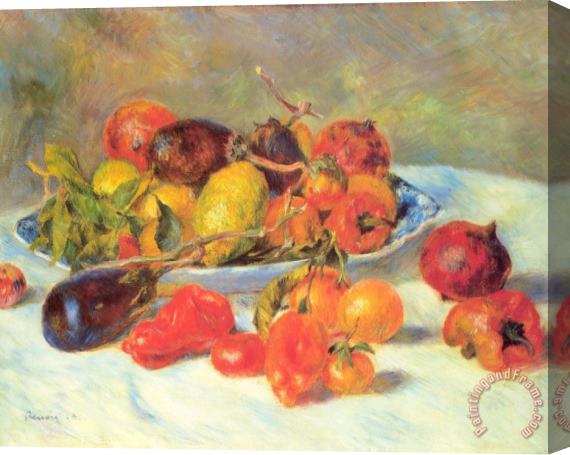 Renoir Fruits Of The Midi Stretched Canvas Painting / Canvas Art