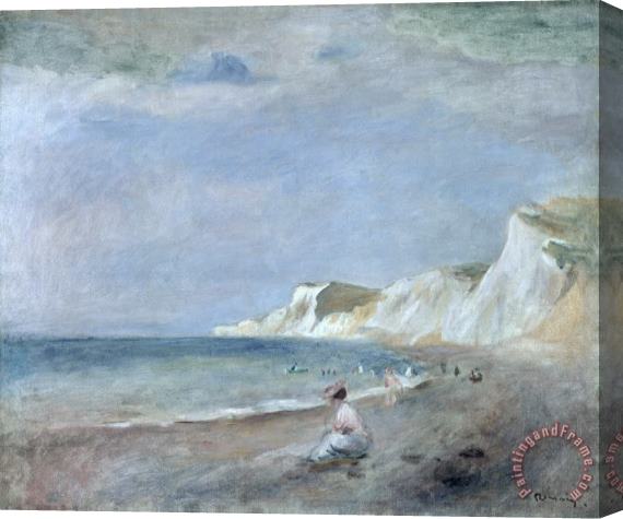 Renoir The Beach at Varangeville Stretched Canvas Painting / Canvas Art