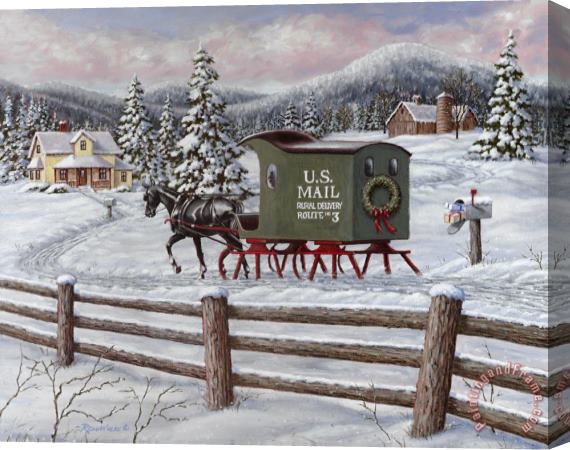 Richard De Wolfe Across the Miles Stretched Canvas Painting / Canvas Art