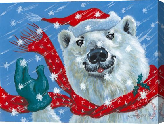 Richard De Wolfe Winter Really is a Blast Stretched Canvas Print / Canvas Art