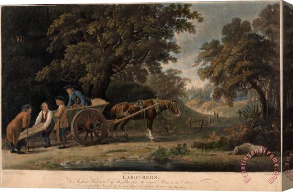 Richard Earlom Labourers Stretched Canvas Painting / Canvas Art