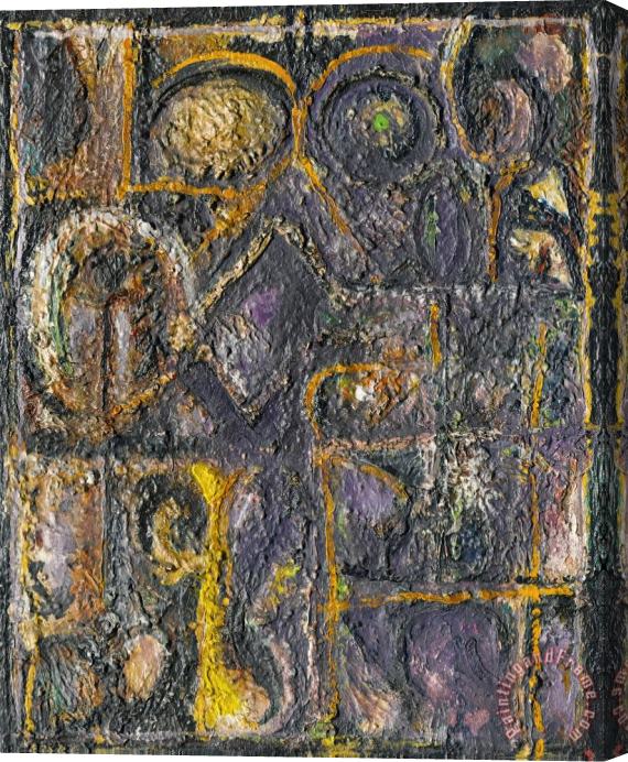 Richard Pousette-dart Amethyst Window Stretched Canvas Painting / Canvas Art