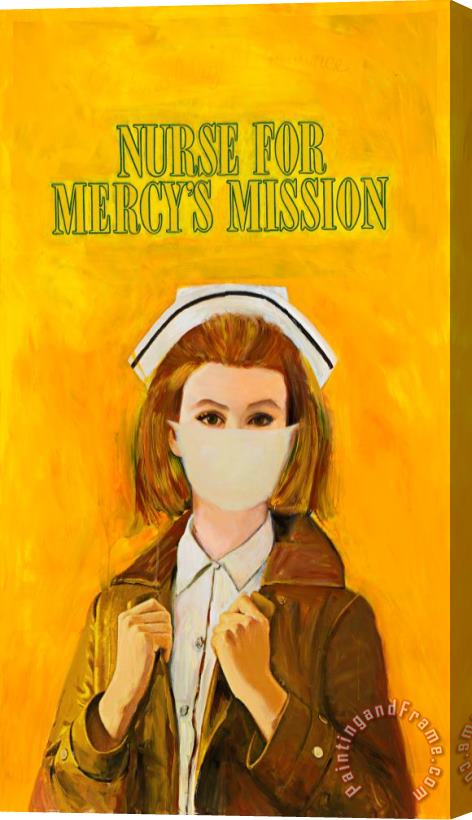 Richard Prince Nurse for Mercy's Mission, 2009 Stretched Canvas Print / Canvas Art