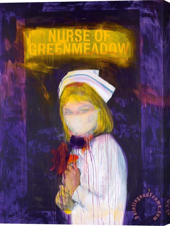 Richard Prince Nurse of Greenmeadow, 2002 Stretched Canvas Painting / Canvas Art