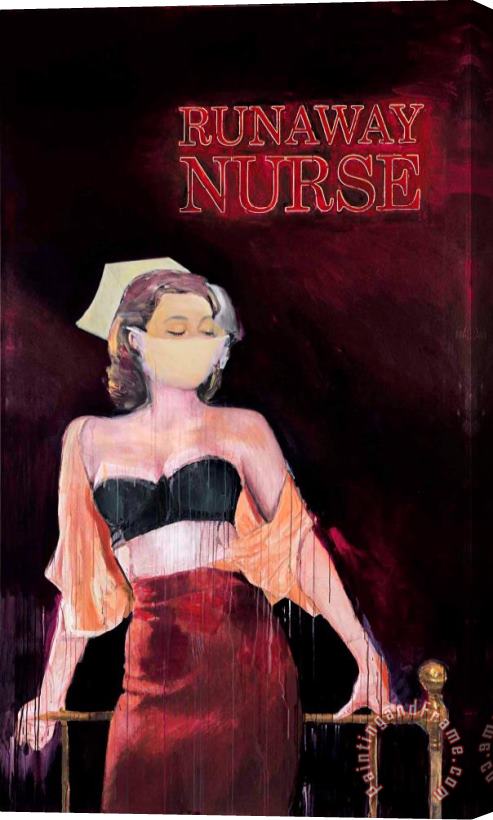 Richard Prince Runaway Nurse, 2005 Stretched Canvas Painting / Canvas Art