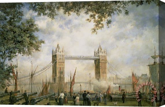 Richard Willis Tower Bridge - From the Tower of London Stretched Canvas Painting / Canvas Art