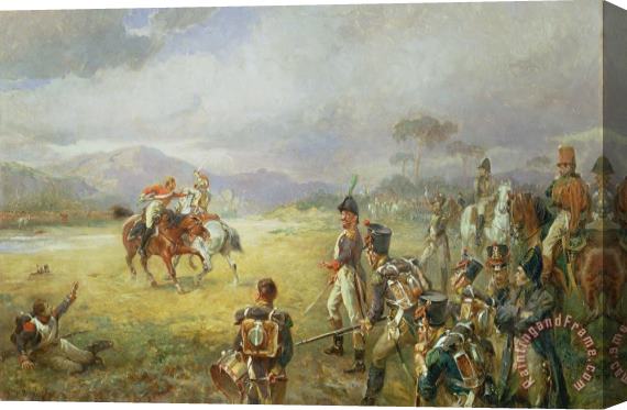 Robert Alexander Hillingford The Duel Fair Play Stretched Canvas Painting / Canvas Art