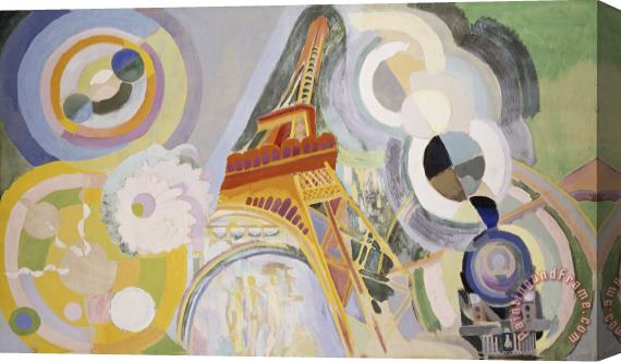 Robert Delaunay Air, Fire And Water Stretched Canvas Print / Canvas Art