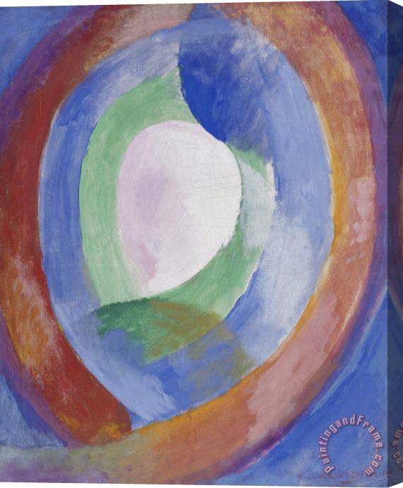 Robert Delaunay Formes Circulaires; Lune No. 1 Stretched Canvas Painting / Canvas Art