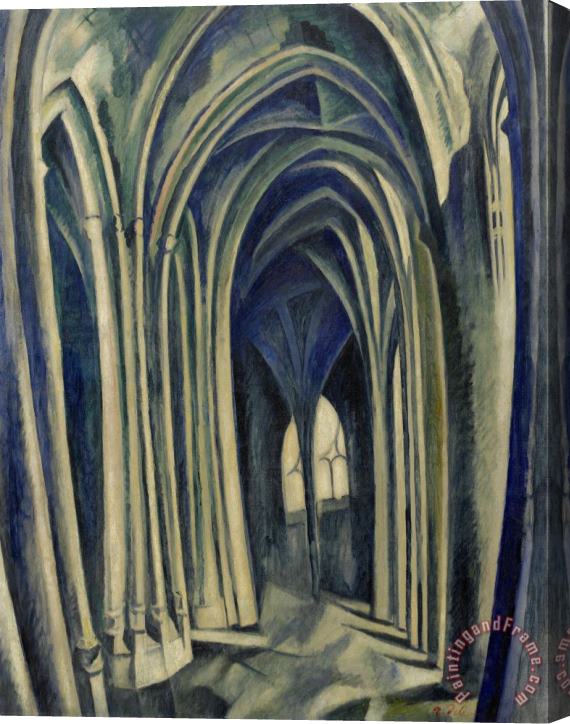 Robert Delaunay Saint Severin No. 3 Stretched Canvas Painting / Canvas Art