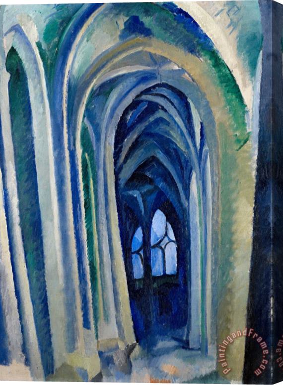 Robert Delaunay Saint Severin Stretched Canvas Painting / Canvas Art