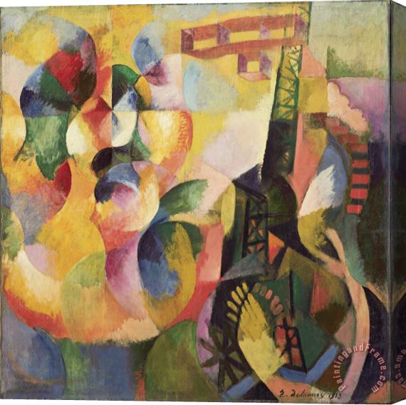 Robert Delaunay Soleil, Tour, Aeroplane Stretched Canvas Painting / Canvas Art