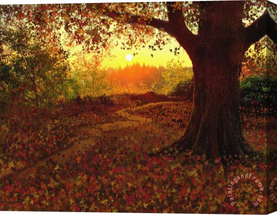 Robert Foster Tree Leaves Stretched Canvas Painting / Canvas Art