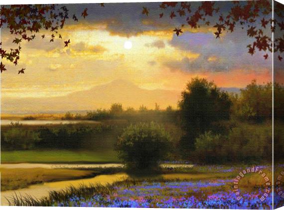 Robert Foster Valley Morning Stretched Canvas Painting / Canvas Art