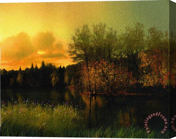 Robert Foster Warm Waters Stretched Canvas Painting / Canvas Art