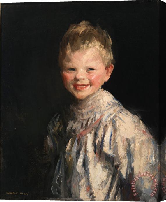 Robert Henri Laughing Child Stretched Canvas Print / Canvas Art