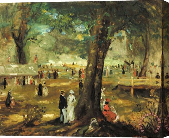 Robert Henri Picnic at Meshoppen, Pa Stretched Canvas Painting / Canvas Art