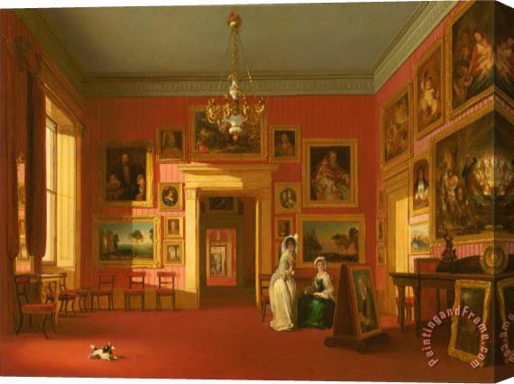 Robert Huskisson Lord Northwick's Picture Gallery at Thirlestaine House Stretched Canvas Painting / Canvas Art