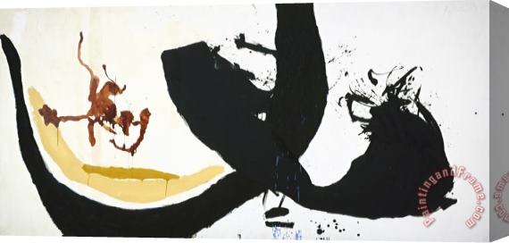 Robert Motherwell Black on White Stretched Canvas Print / Canvas Art