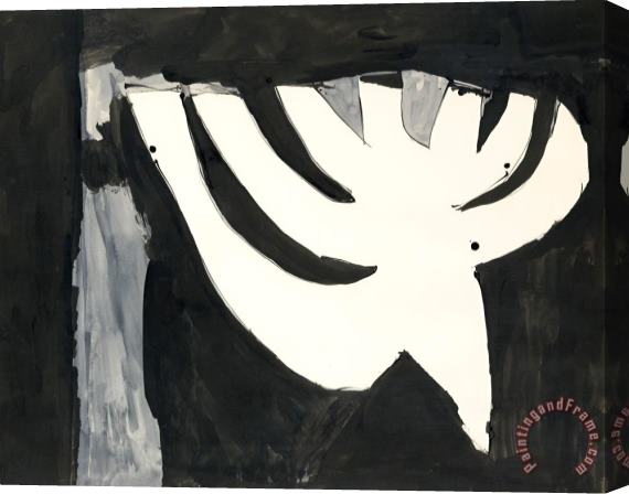 Robert Motherwell Jewish Candelabra Stretched Canvas Print / Canvas Art