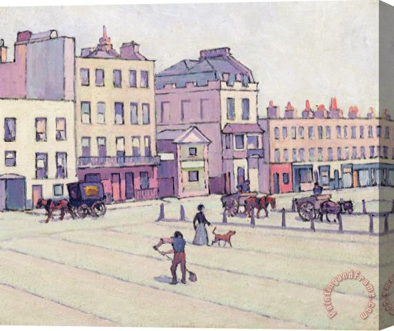 Robert Polhill Bevan The Weigh House - Cumberland Market Stretched Canvas Painting / Canvas Art